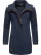 Ragwear Fleece jas ‘Letrice’  navy / bruin