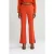 River Woods Orange Classic Pants With Side Slit