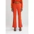 River Woods Orange Classic Pants With Side Slit