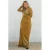 Bolina Island x Florine Hofstee maxi jurk olijfgroen