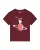 Watapparel Shirt ‘ Astronaut says Hi ‘  rood / bordeaux / wit