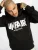 Unfair Athletics Sweatshirt  zwart / wit