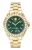 Philipp Plein Watches Analoog horloge ‘Heaven’  goud / smaragd