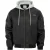 Firetrap Herenjack met capuchon van PU (Zwart)