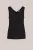 WE Fashion – Dames jersey singlet met opengewerkte structuur – Regular fit – Zwart –