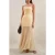 Reiss Knit Woven Midi Dress Yellow