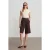 Hoge taille wijde broekshorts met riem