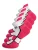normani Sportsokken  pink / zwart / wit