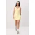 TRENDYOLMİLLA Dames Geel Colorblock Kort / Mini Mouwloos Sportkleding A-lijn Jurken