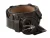 Ermanno Scervino Donkerbruin Leren Ronde Gesp Tailleband
