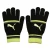 Puma Dames/Dames Gestreepte Handschoenen (Zwart/Hi-Vis geel)