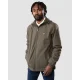 Lyle & Scott jack met rits en capuchon in olijfgroen