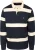 Gant Heavy Rugger Stripe Shield Polo Streep Navy Wit