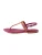 Next Teenslipper ‘Forever Comfort’  oranje / pink / framboos / zilver