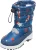 PLAYSHOES Snowboots ‘Weltraum’  blauw / grijs / rood