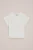 WE Fashion – Meisjes T-shirt met ruches – Regular fit – Wit – Katoen –
