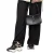 Haboob Olivia chunky leren sneakers zwart/panter