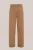 WE Fashion – Heren regular fit chino met elastische tailleband – Regular fit – Bruin – Katoen –