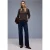 Street One Dames Shirt in effen kleur in Bruin