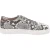 White Stuff Jada Leather Lace Up Trainers Grey Multi