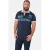 Jan Vanderstorm Plus Size polo – donkerblauw