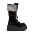 Windsorsmith Dames zwarte suède leren platform gevechtslaarszen – Saintly