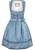 STOCKERPOINT Dirndl ‘Ruby’  blauw / wit