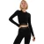 Everlast Dames/Dames Naadloze Gewaad Top Met Lange Mouwen (Jet Zwart)