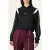 FILA Rivoli Relaxed Cropped Graphic Hoodie Black-bright White