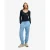 Dames T-shirt met lange mouwen en knopen Superdry Athletic