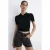 Mango regular fit denim short – grijs