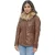 Dames leren parkerjack-Arvada
