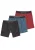 BUFFALO Boxershorts  petrol / roestrood / zwart