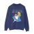 Disney Dames/Dames Alice In Wonderland Bloemen Sweatshirt (Marineblauw)