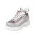 BUFFALO Sneakers laag ‘Cld Chai’  rosa / zilver / wit