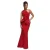 Plissé Eenvallige One-Shoulder Jurk Dames Goddiva