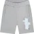 Malelions Junior Font Shorts | Grey/Light Blue