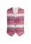 IZIA Bodywarmer  ivoor / geel / petrol / pink