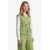 FLURESK gilet met ceintuur – groen