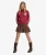 Gelaagde Jersey Minirok Brown
