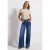 Street One Dames Shirt met fijne lijntjes in Beige