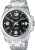 CASIO Analoog horloge  zwart / zilver