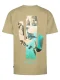Petrol Industries Shirt  blauw / oranje / zwart