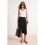 TRENDYOLMİLLA Dames Zwart Effen Midi Sarong Rokken