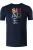 Marvelis Casual T-Shirt ronde hals marine, Bedrukt