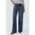 Brede Pijpen Ruwe Denim Jeans