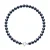 Kralen armband Zoetwater 4-5mm Ronde Zwart Wit Goud 18 Karaat