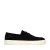 Manfield suède loafers zwart