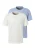 JOHN DEVIN Shirt  duifblauw / offwhite
