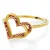 Orphelia ‘Cecilia’ Dames 925 Sterling Zilveren Ring – Goud ZR-7584/R